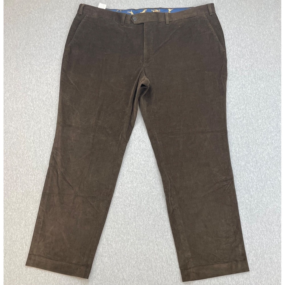 Lauren Ralph Lauren Pants Mens 42 x 32 Brown Cotton Blend Stretch Corduroy